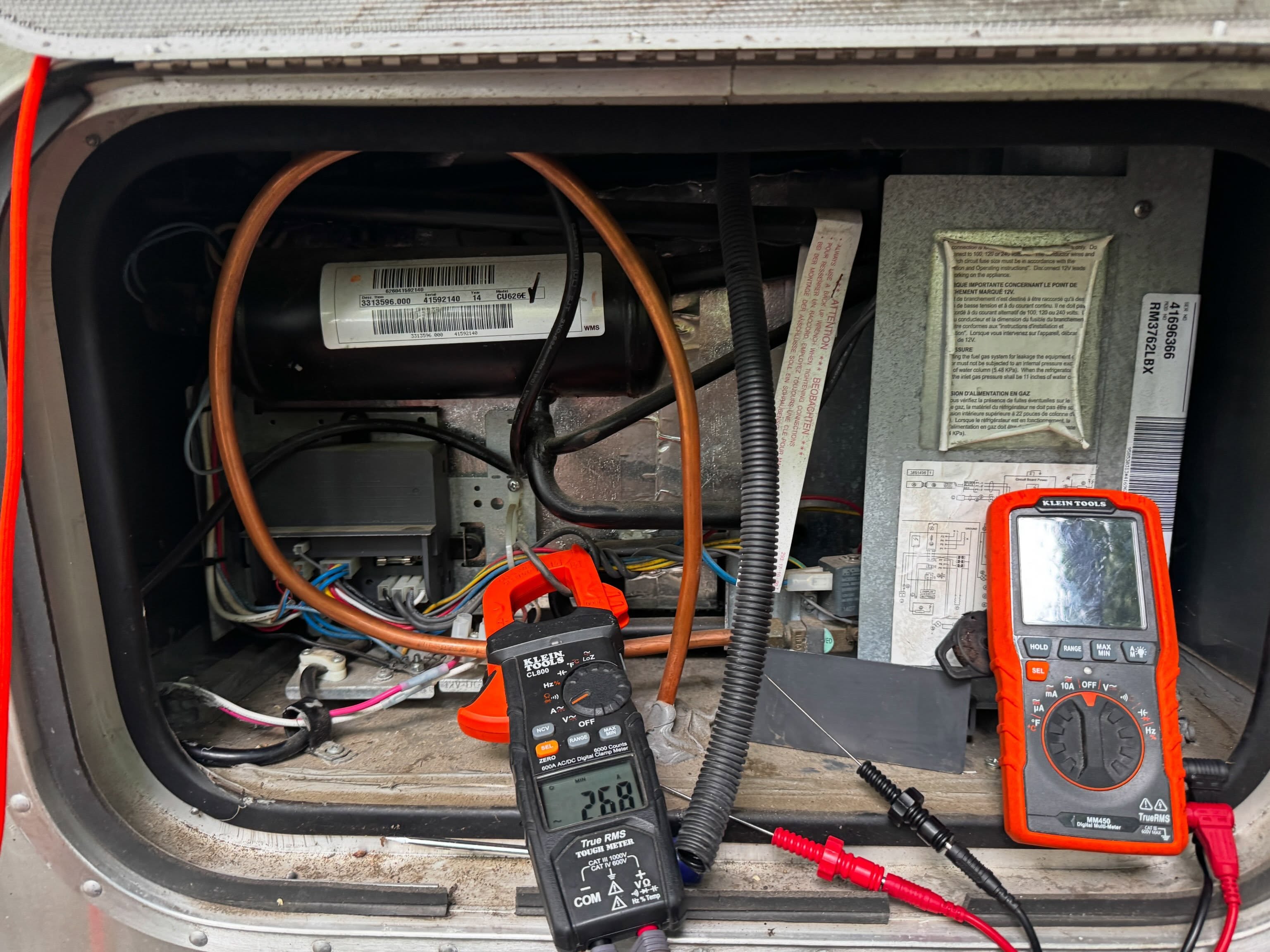 Refrigerator repair photo 2 on Travel trailer in Roan Mountain, Tennessee