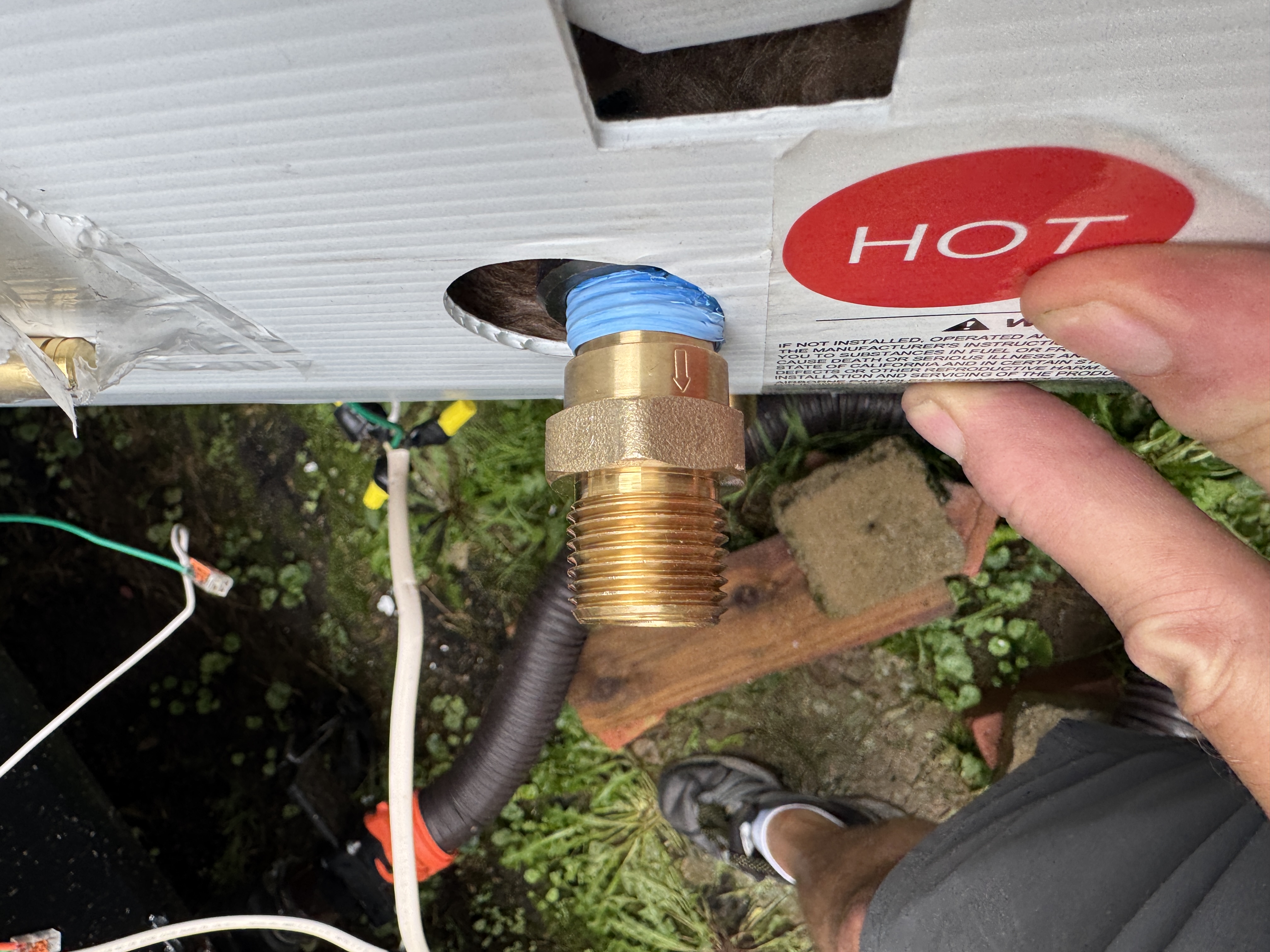 Water heater repair photo 4 on Jayco Jay Flight travel trailer in Bristol, Tennessee