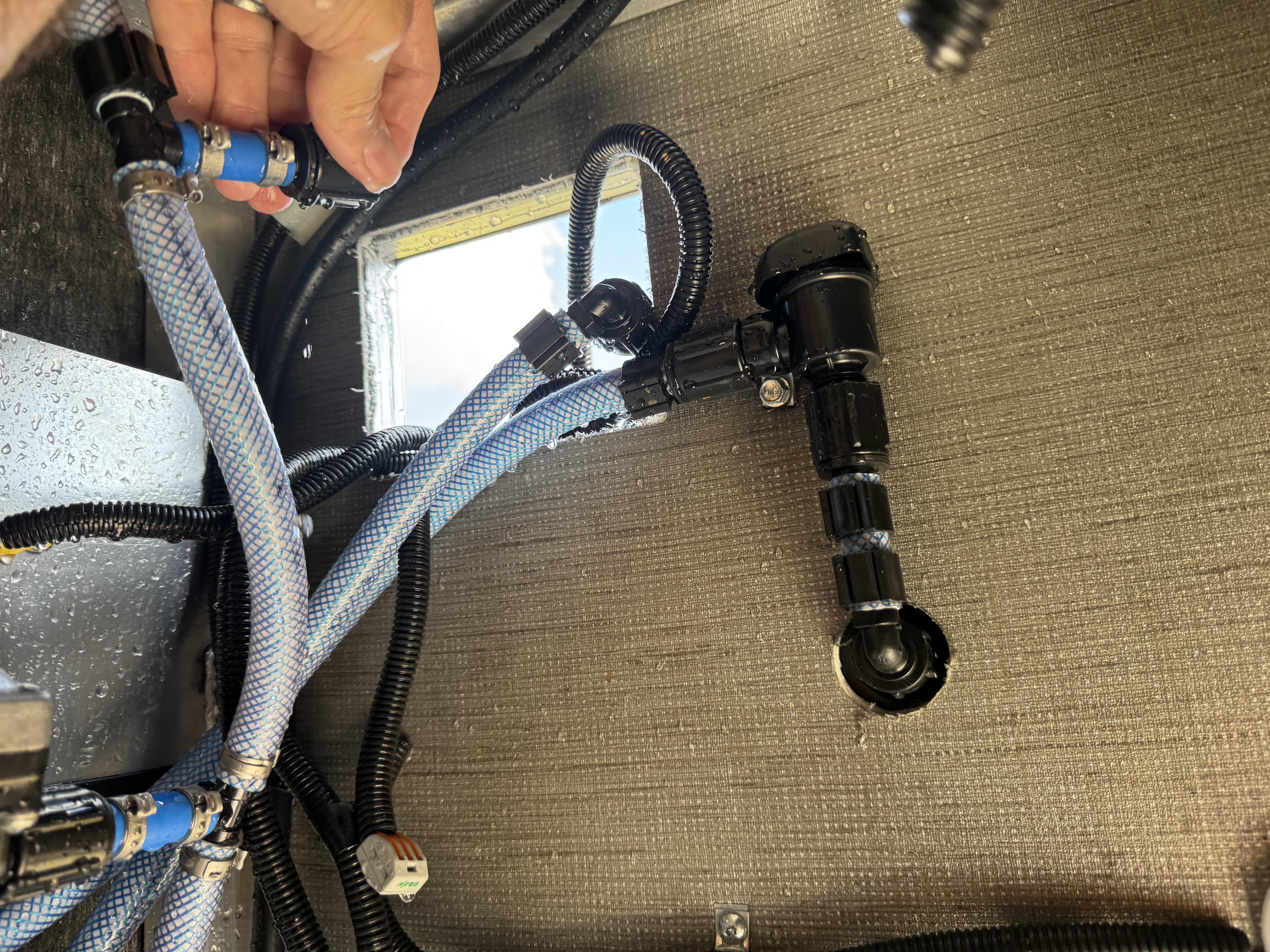 Plumbing repair photo 2 on ATC toy hauler in Bristol, Tennessee