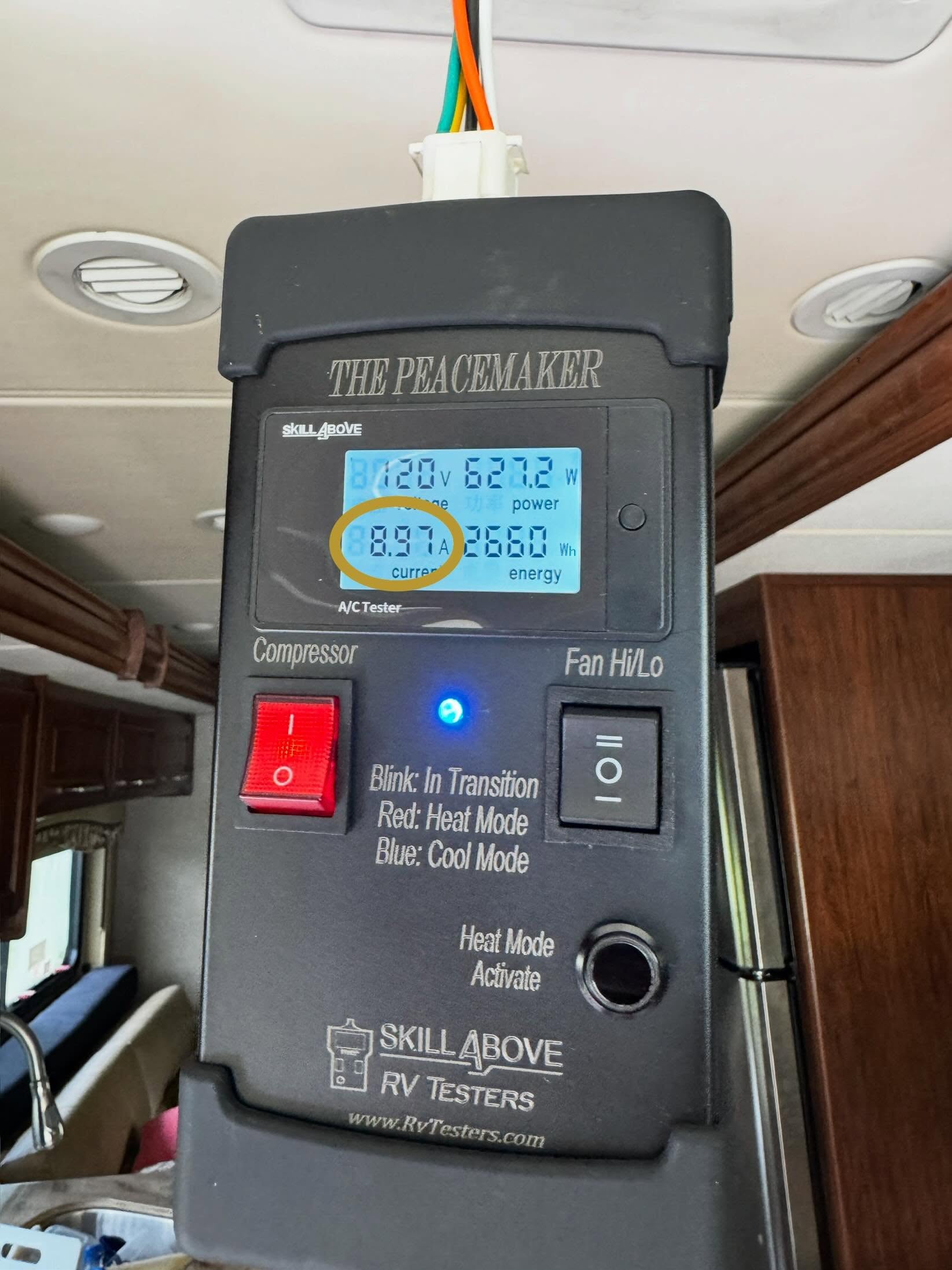 Air conditioner repair photo 3 on Motorhome in Jonesborough, Tennessee