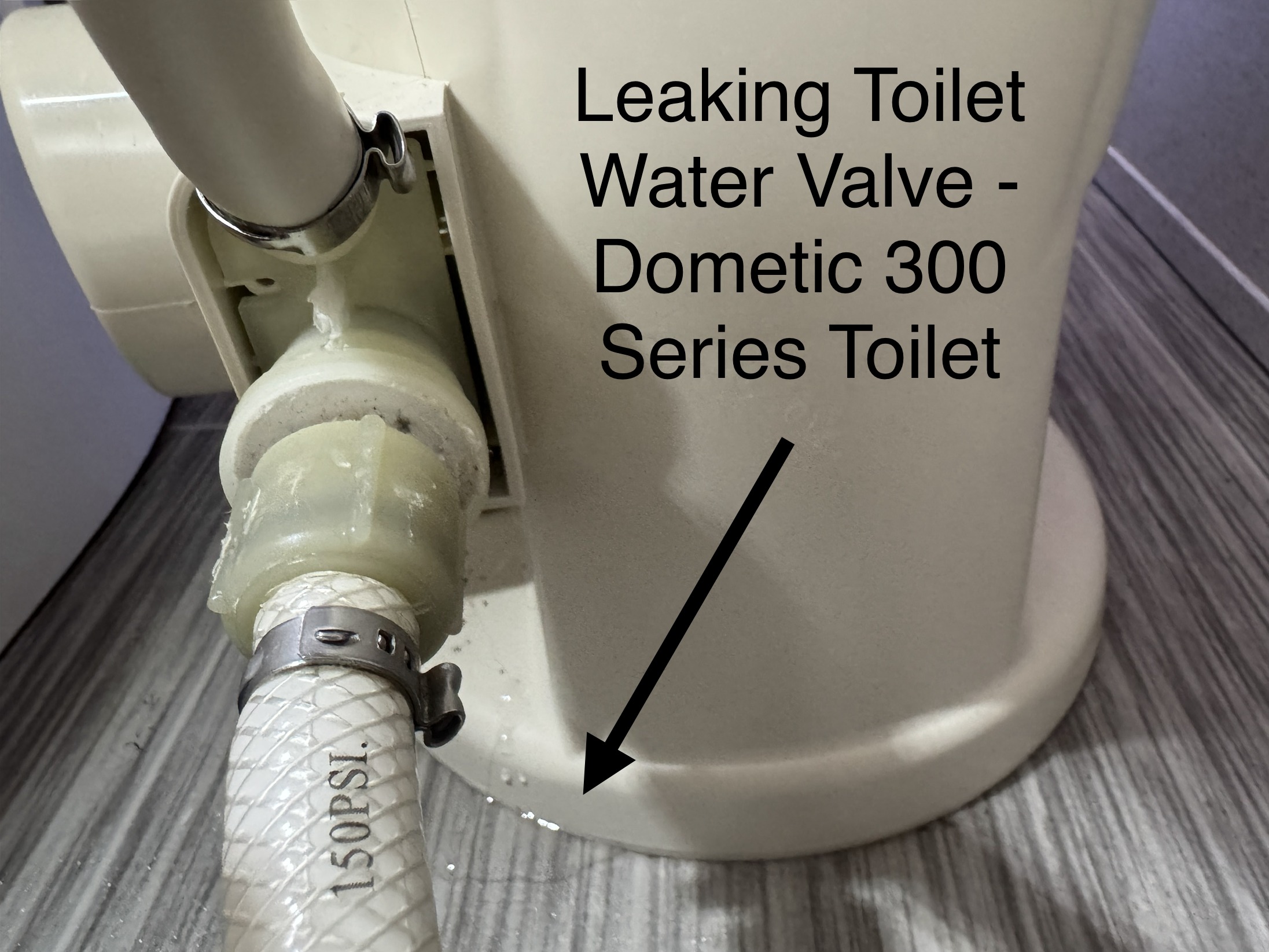 Plumbing repair photo 2 on Forest River Flagstaff E-Pro travel trailer in Limestone, Tennessee
