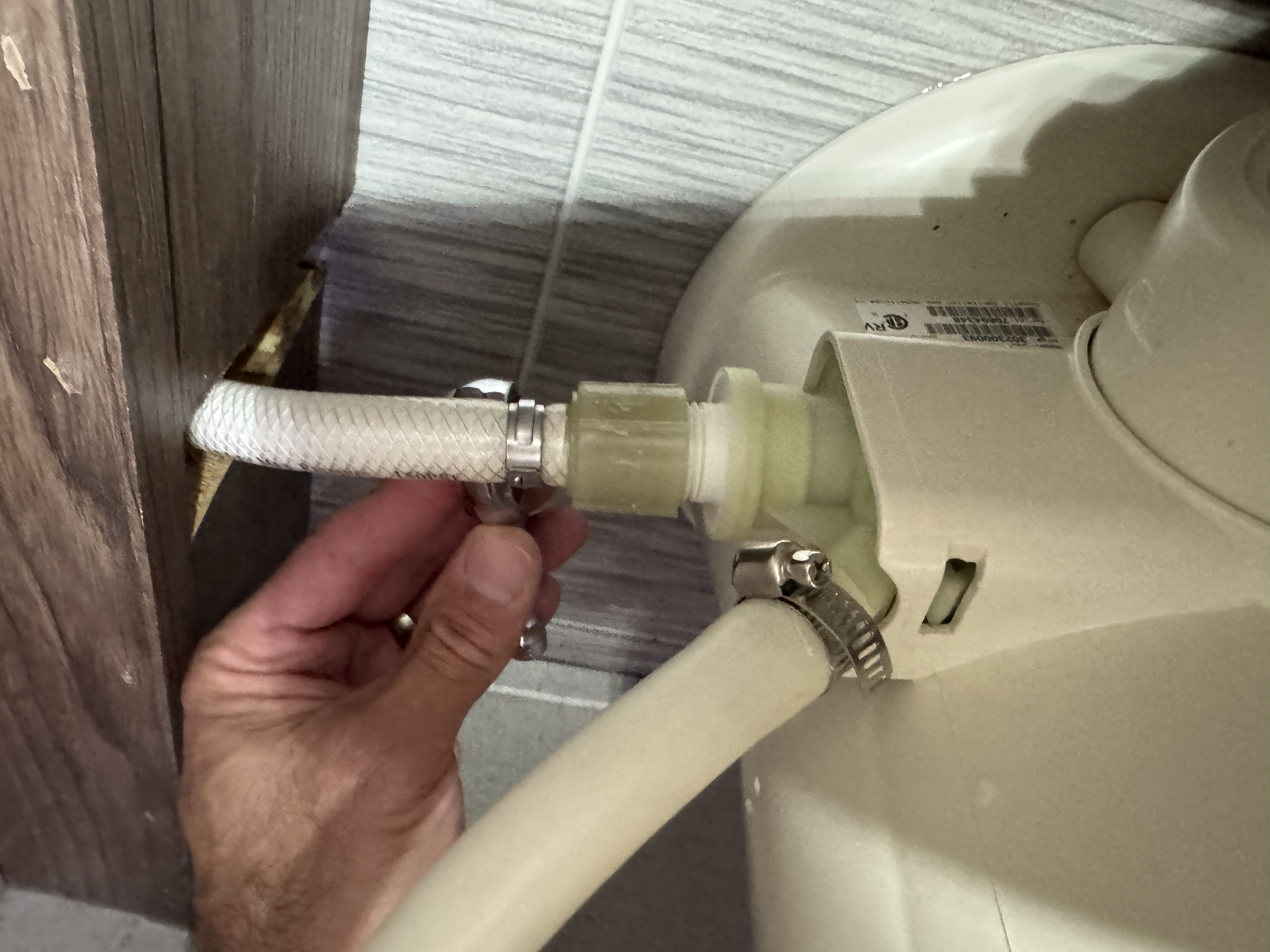 Plumbing repair photo 5 on Forest River Flagstaff E-Pro travel trailer in Limestone, Tennessee