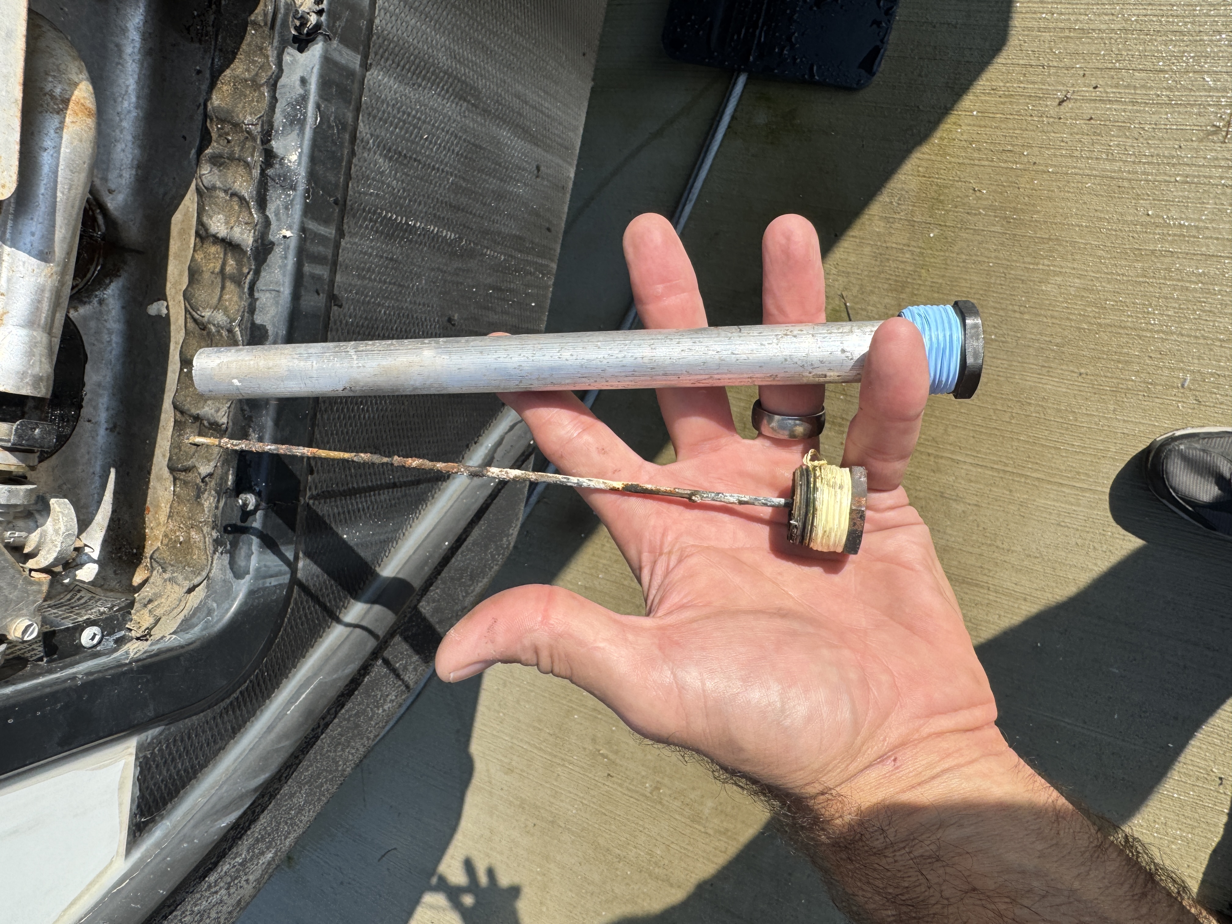 Water heater repair photo 6 on 2018 travel trailer in Jonesborough, Tennessee