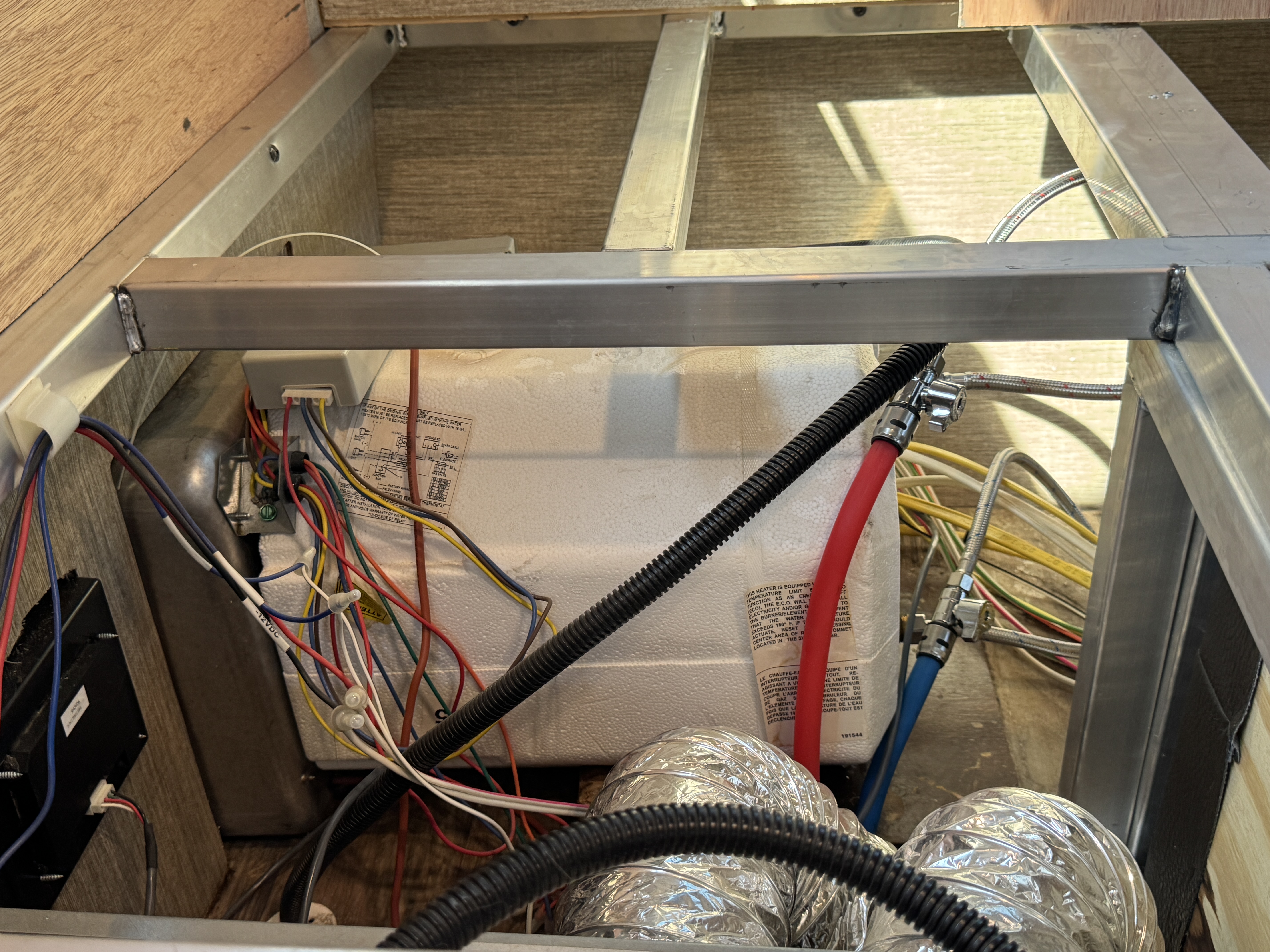 Water heater repair photo 1 on 2018 travel trailer in Jonesborough, Tennessee